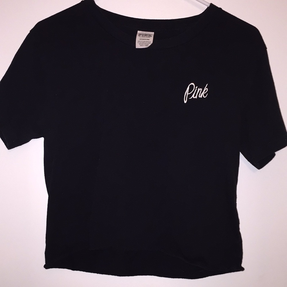 Victoria Secret Pink Crop Tee